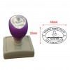 Customise Pre-Inked Durable Oval Business Company Rubber Stamp 48mm x 33mm